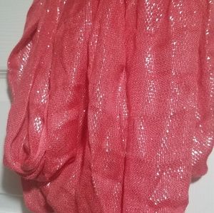 Shimmery infinity scarf